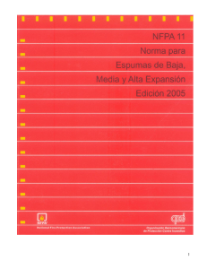 NFPA 11 (2005) - Español