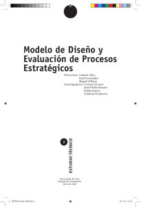 Modelo de diseño y evaluación de Procesos Estratégicos 