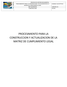 PROCEDIMIENTO MARIZ LEGAL