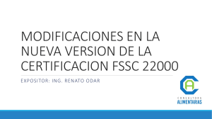 Cambios FSSC 22000