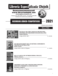 LIBRERIA OLEJNIK  CATALOGO  RECURSOS LÚDICO-TERAPÉUTICOS