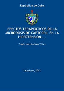 Efectos terapéuticos de la microdosis de captopril en la - Infomed ( PDFDrive )