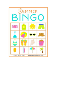 bingo summer