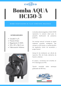 FichaTecnica AQUA HC-150-3 5Lt 8 Bar
