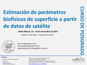 Estimacion de Parametros de Superficie