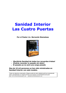 BERNARDO STAMATEAS - Sanidad Interior 4 Puertas