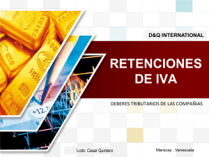 Deberes Retenciones de IVA Venezuela