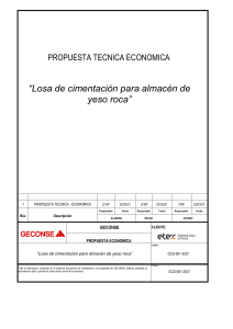 Presupuesto de losa de cimentacion 