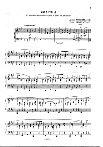 Ennio Morricone - Piano Scores