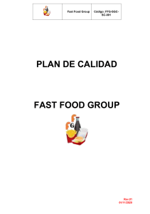 Plan de calidad FFG