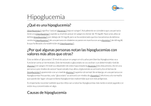 Hipoglucemia nocturna COMO TRATARLA 15032021