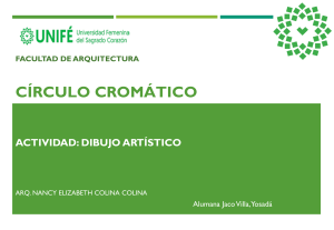 Circulo cromático _ ARQUITECTURA_ I CICLO