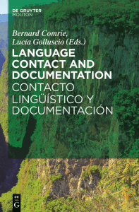 Language Contact & Documentation: Edited Volume