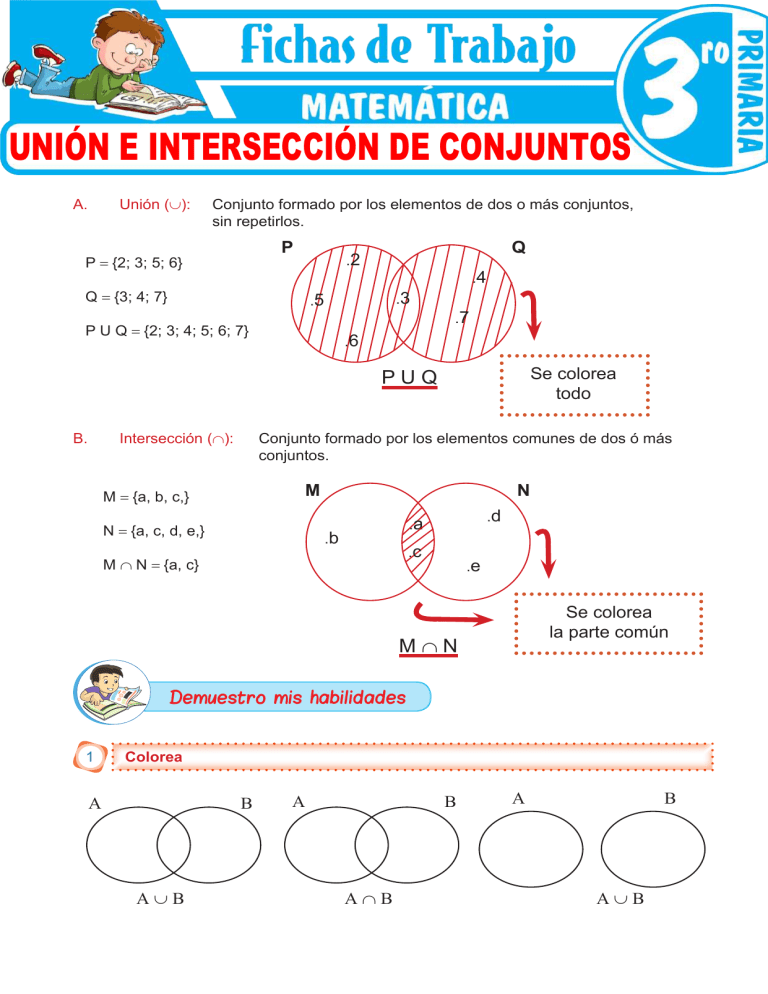 Unión De Conjuntos