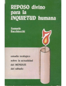 Reposo divino para la Inquietud humana de Samuelle Bacchiocchi