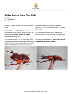 Build-an-Accurate-Animal-Paper-Model