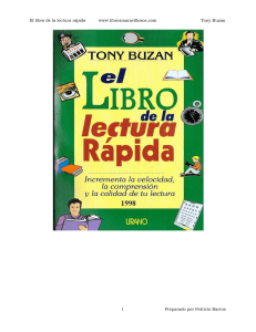 El libro de la lectura rapida - Tony Buzan