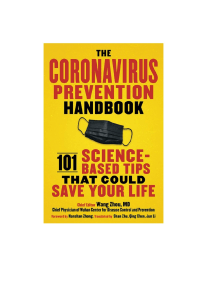 Libro de prevención del CORONAVIRUS traducido al español.