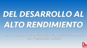 Del desarrollo al Alto rendimiento PDF