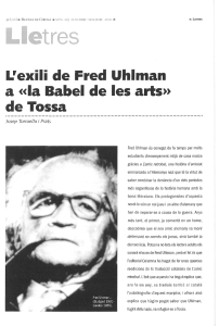 Fred Uhlman Tossa