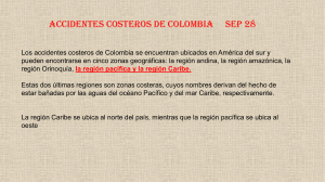 ACCIDENTES COSTEROS DE COLOMBIA