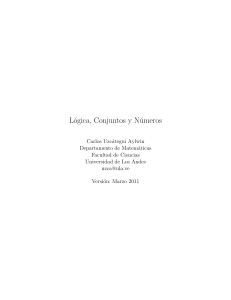 Lógica, Cjtos y Números - Carlos Uzcátegui Aylwin