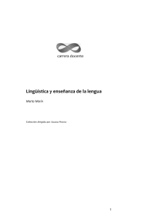 Lingüística y enseñanza de la lengua Marta-Marín
