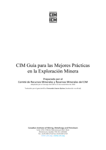 Guía para las Mejores Prácticas en la Exploración Minera