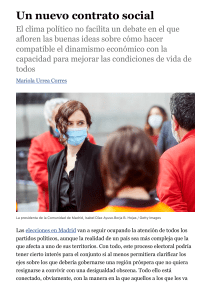 Elecciones en Madrid: Un nuevo contrato social | Opinión | EL PAÍS