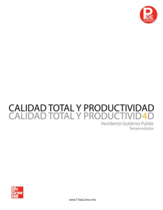 Calidad Total y Productividad Humberto G