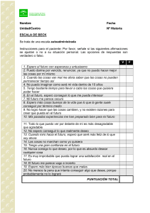 Escala de Desesperanza de Beck: Evaluación Psicológica