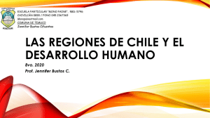 Las regiones de chile y el desarrollo humano 8vo