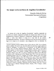 Ser mujer en la escritura de Angélica Gorodischer Aletta de Sylvas, Graciela 