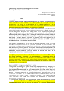 GARCIA DELGADO - Transparencia, Gobierno Abierto y Modernización del Estado.