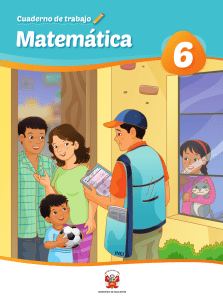 Matemática 6 cuaderno de trabajo para quinto grado de Educación Primaria 2019