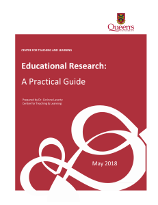 Educational Research Guide May 2018