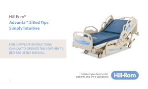 Hill Rom - Advanta 2 Bed - Tips