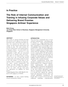 The-Role-of-Internal-Communication-and-Training-in-Infusing-Corporate-Values-and-Delivering-Brand-Promise-Singapore-Airlines-Experience2007Corporate-Reputation-Review