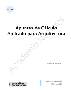 Apuntes Calculo para Arquitectura