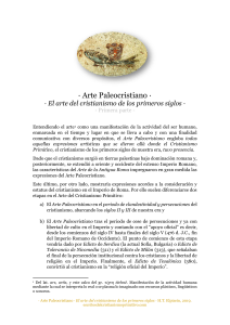 · Arte Paleocristiano · El arte del cristianismo de los primeros siglos · 1ª parte H.T. Elpizein, 2019 ·