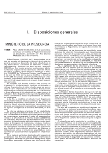 Real Decreto 965-2006 modifica RGT