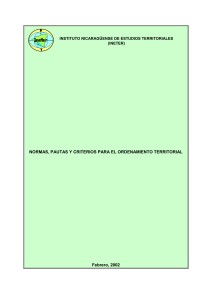 normas pautas y criterios para ord