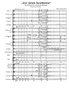 Also sprach Zarathustra, Op.30 - Complete Score 1