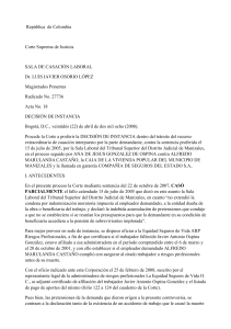 Normograma de la Administradora Colombiana de Pensiones - Colpensiones (demanda) (sentencia con(sentencia para ficha)
