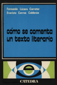 Lázaro Carreter Como-se-Comenta-un-Texto-Literario