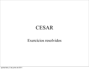 Cesar-exerciciosresolvidos