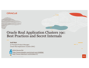 Oracle Real Application Clusters 19c: Best Practices and Secret Internals