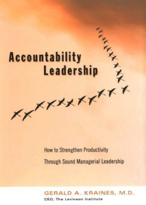 Accountability Leadership How to Strenghten Productivity Through Sound Managerial Leadership by Gerald Kraines (z-lib.org)