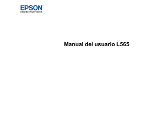 manual impresora epson l565