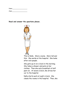 nelly-the-nurse-reading-comprehension-reading-comprehension-exercises 24434